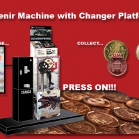 Souvenir Machine with Changer Platform